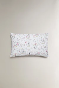 FLORAL SATEEN PILLOWCASE