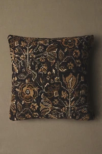HOUSSE DE COUSSIN LAINE FLORALE
