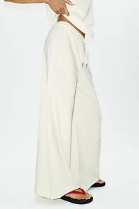 PANTALON LARGE EN MOLLETON