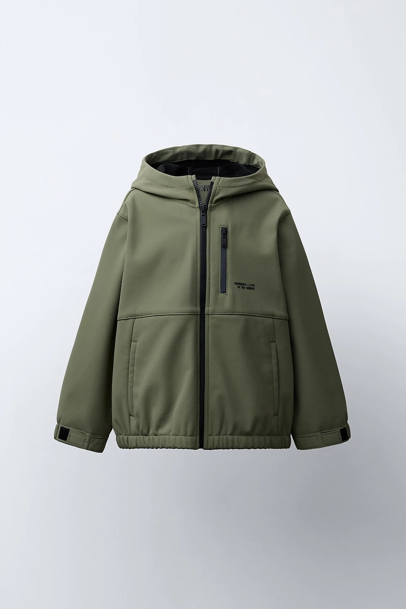LINED HOODED JACKET