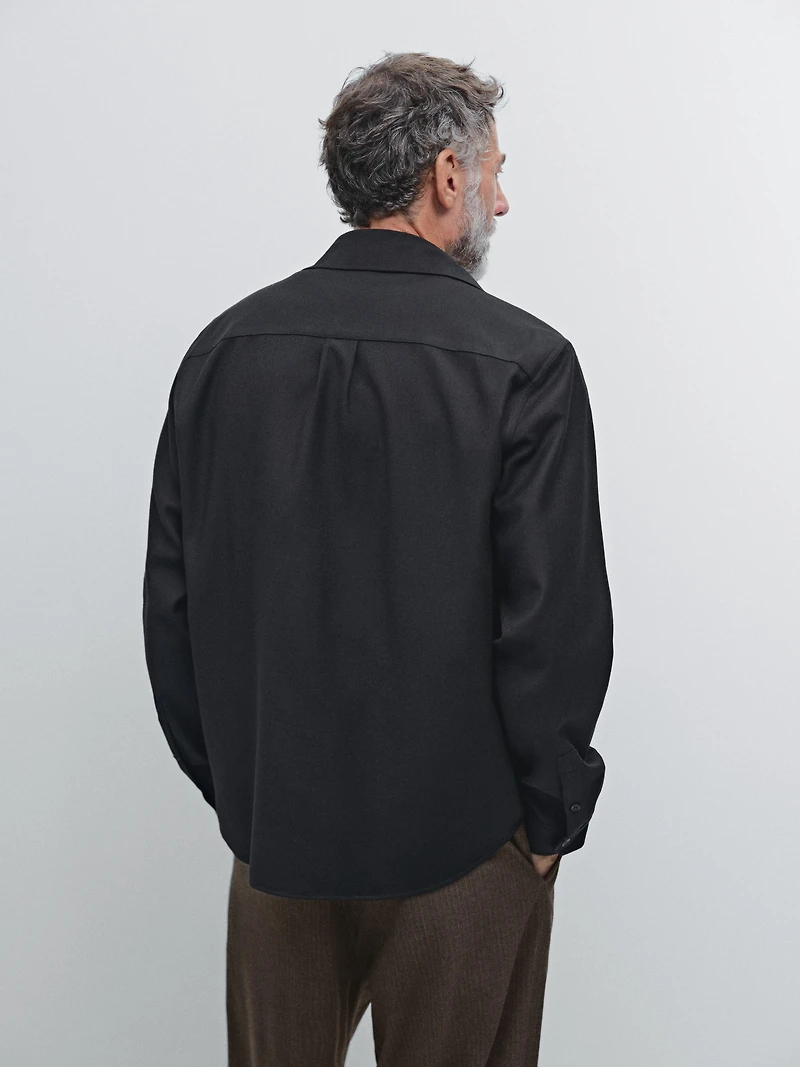 Surchemise en flanelle 100 % laine
