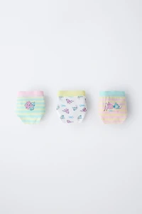 6- ANS/ LOT DE TROIS CULOTTES LILO & STITCH © DISNEY