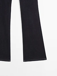 High waist bell bottom skinny jeans