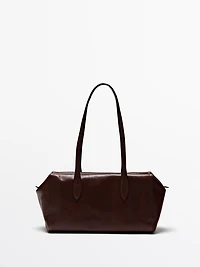 Sac satchel en cuir nappa