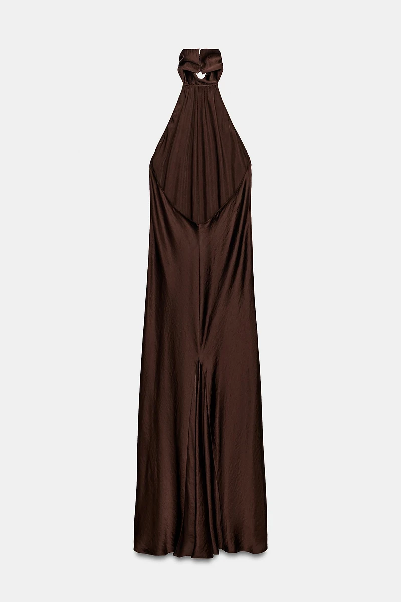 ZW COLLECTION HALTER NECK LONG DRESS