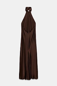 ZW COLLECTION HALTER NECK LONG DRESS