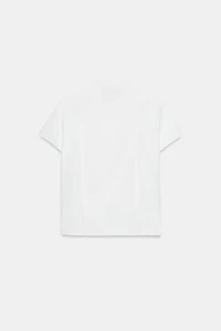CHEMISE EN POPELINE À BRANDEBOURGS