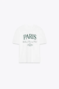T-SHIRT BRODÉ À INSCRIPTION