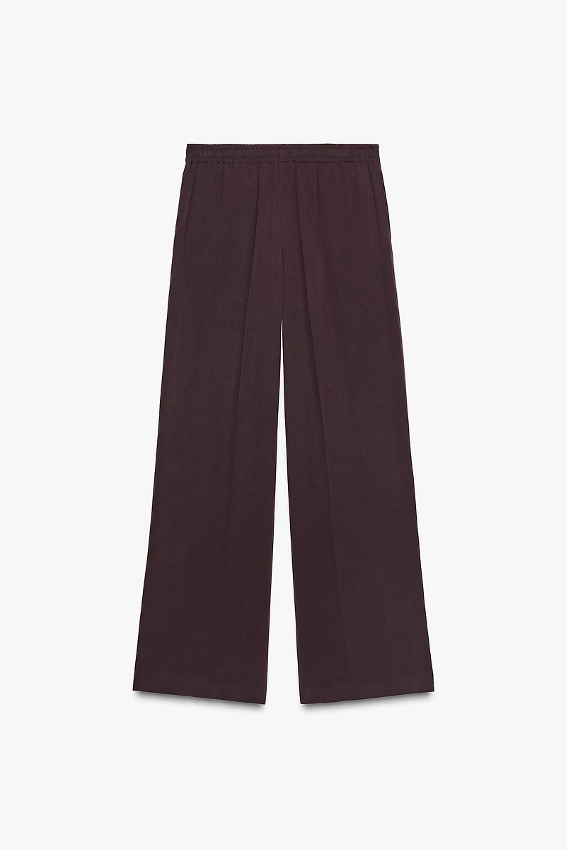 WIDE LEG SEAM PANTS