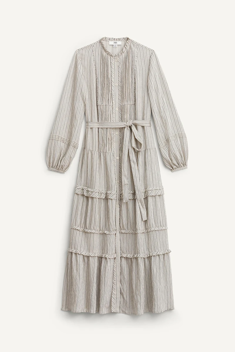 ROBE ROMANTIQUE AVEC CEINTURE LIMITED EDITION