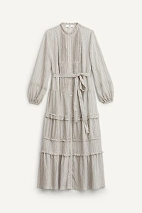 ROBE ROMANTIQUE AVEC CEINTURE LIMITED EDITION