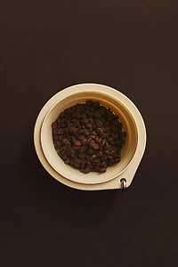 FOLDABLE SILICONE PET FOOD BOWL