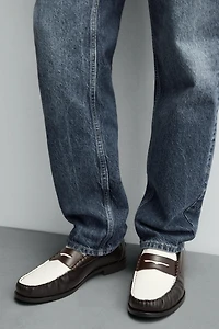 LEATHER PENNY LOAFERS