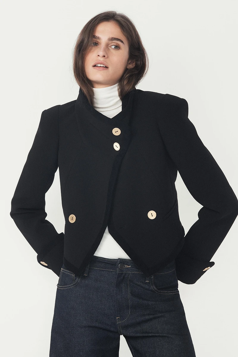 VESTE COURTE BOUTONS - THE ITEM ZARA WOMAN