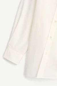 CHEMISE EN POPELINE COL DENTELLE ÉDITION LIMITÉE