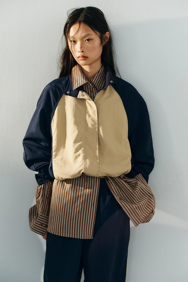 NYLON SIDE STRIPE TROUSERS
