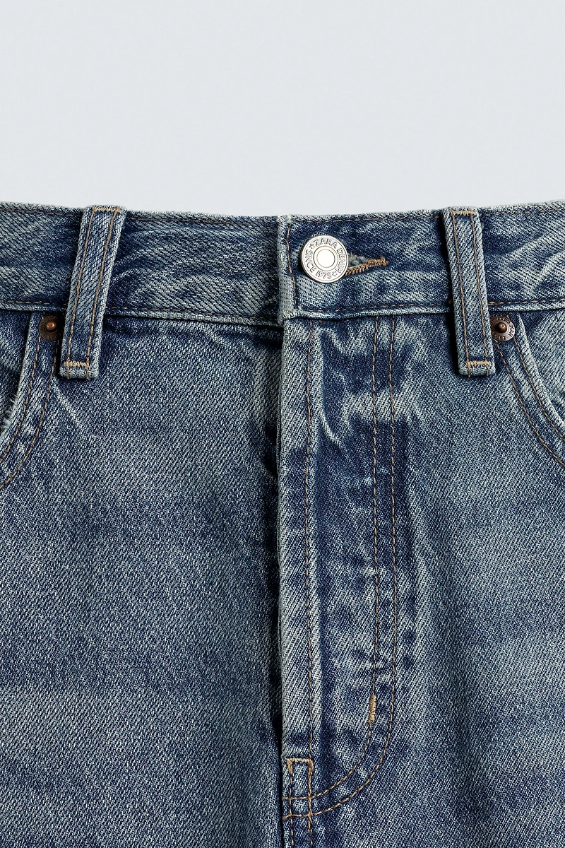 SLIM CROPPED FIT JEANS