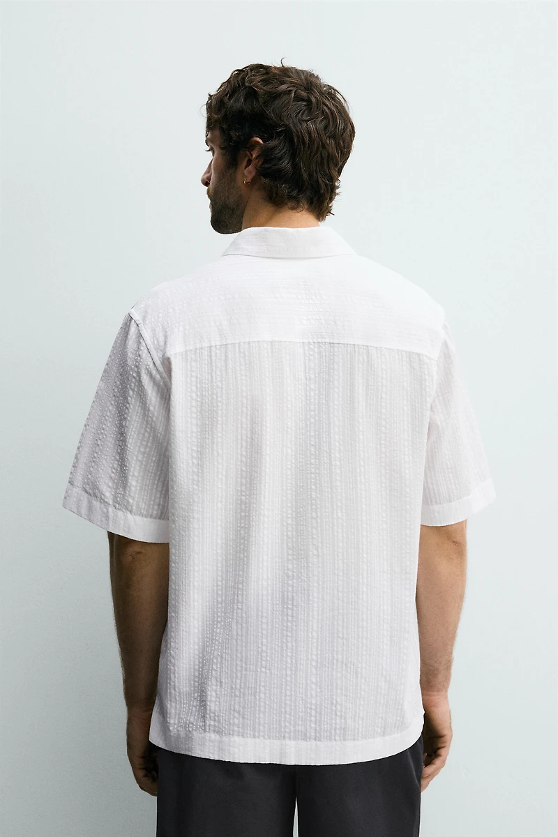 STRIPED JACQUARD SHIRT