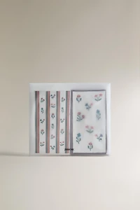 SET OF FLORAL PAPER NAPKINS (SET OF 15)