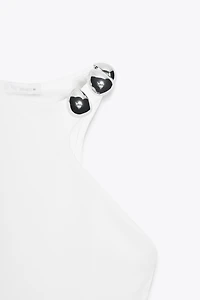 HARDWARE HALTER BODYSUIT