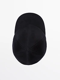 Casquette en laine mélangée