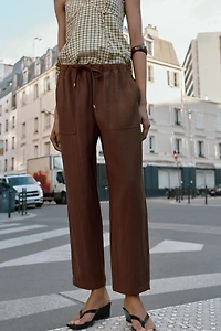 ELASTIC WAIST PANTS