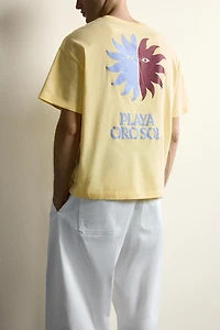 SUN GRAPHIC RELAXED FIT T-SHIRT