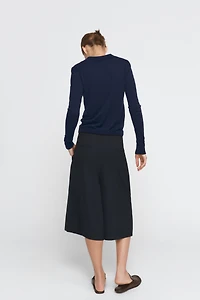 FINE KNIT WOOL POLO SHIRT