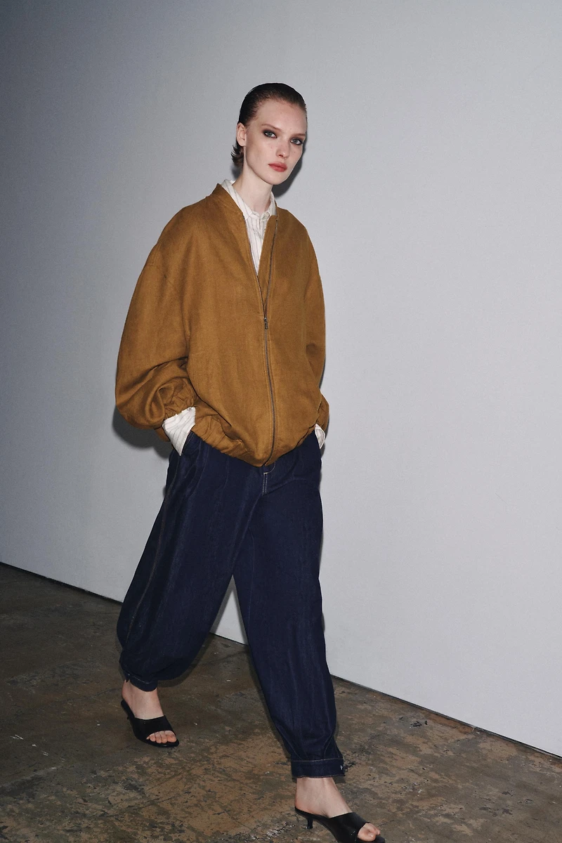 ZW COLLECTION OVERSIZED LINEN JACKET