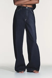 TRF EXTRA WIDE LEG HIGH-WAIST JEANS