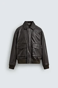 LEATHER POCKET JACKET