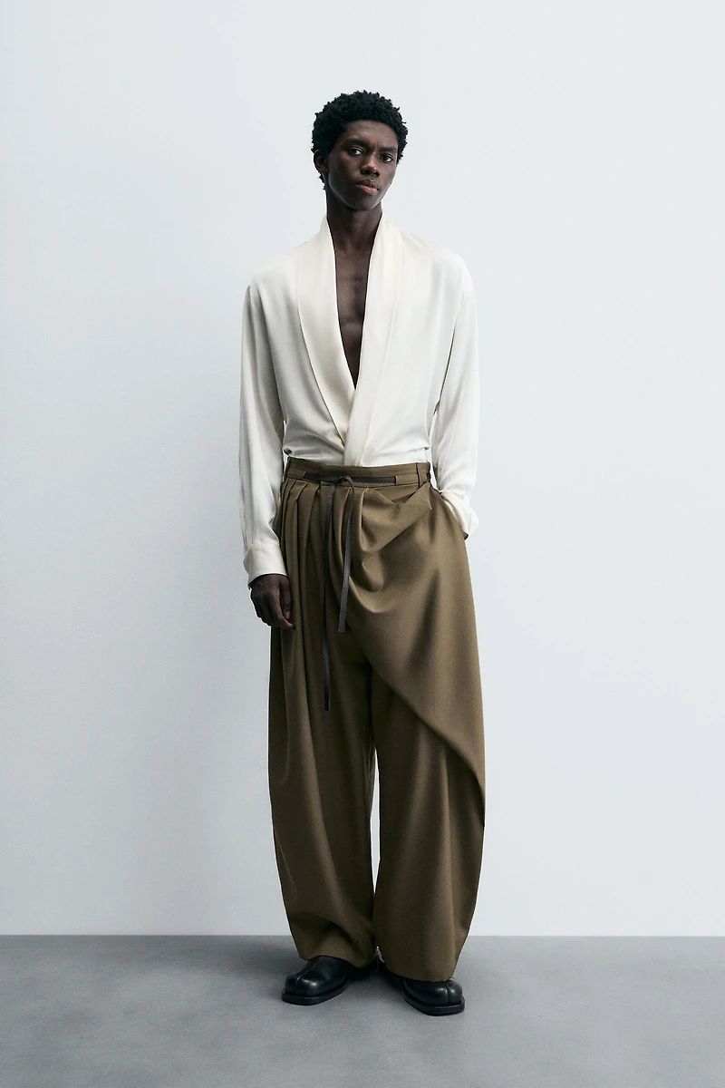 CHEMISE FLUIDE COL CHÂLE ÉDITION LIMITÉE