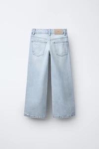 JEANS WIDE LEG À DÉCHIRURES