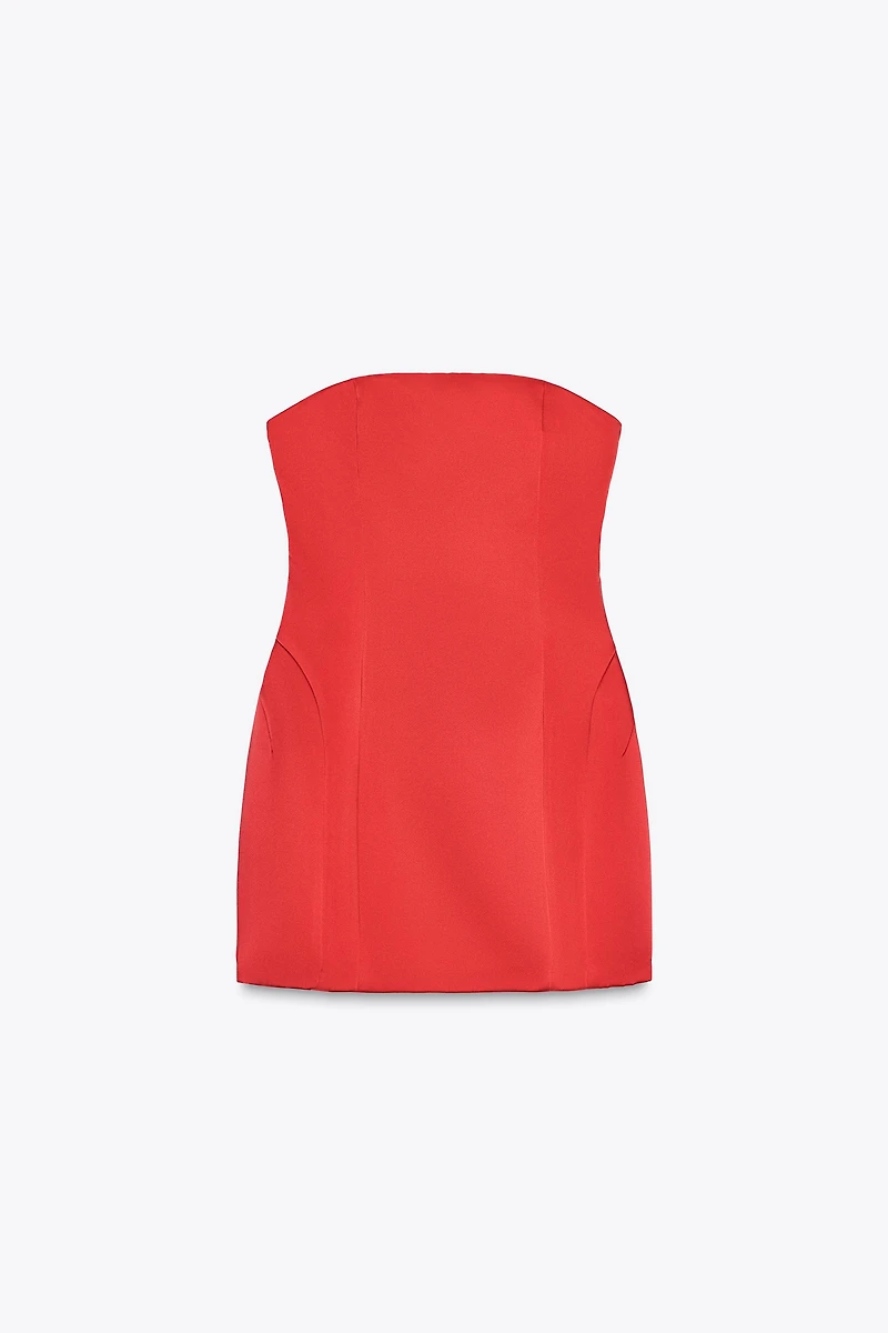 SATIN PLAYSUIT DRESS