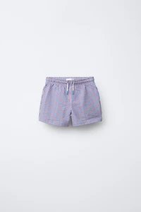 6-14 YEARS / STRIPED SWIM SHORTS
