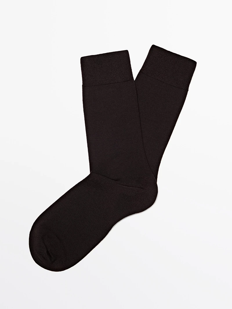 Wool blend socks