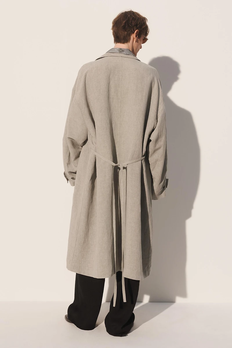 PARKA RELAXED FIT VISCOSE - LIN