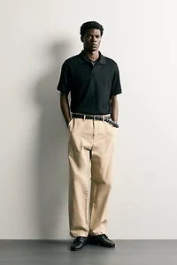 VERTICAL TEXTURED POLO