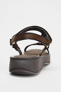 STRAPPY ADHESIVE SANDALS