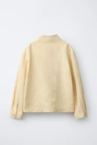 BLOUSON EN COTON ET LIN