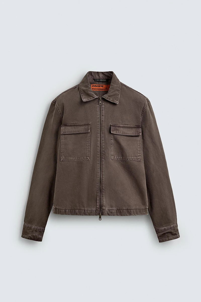 BLOUSON COURT COUPE ZIPPÉ