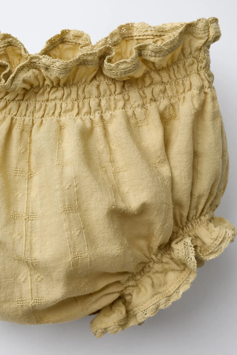 CULOTTE BRODERIES DENTELLE