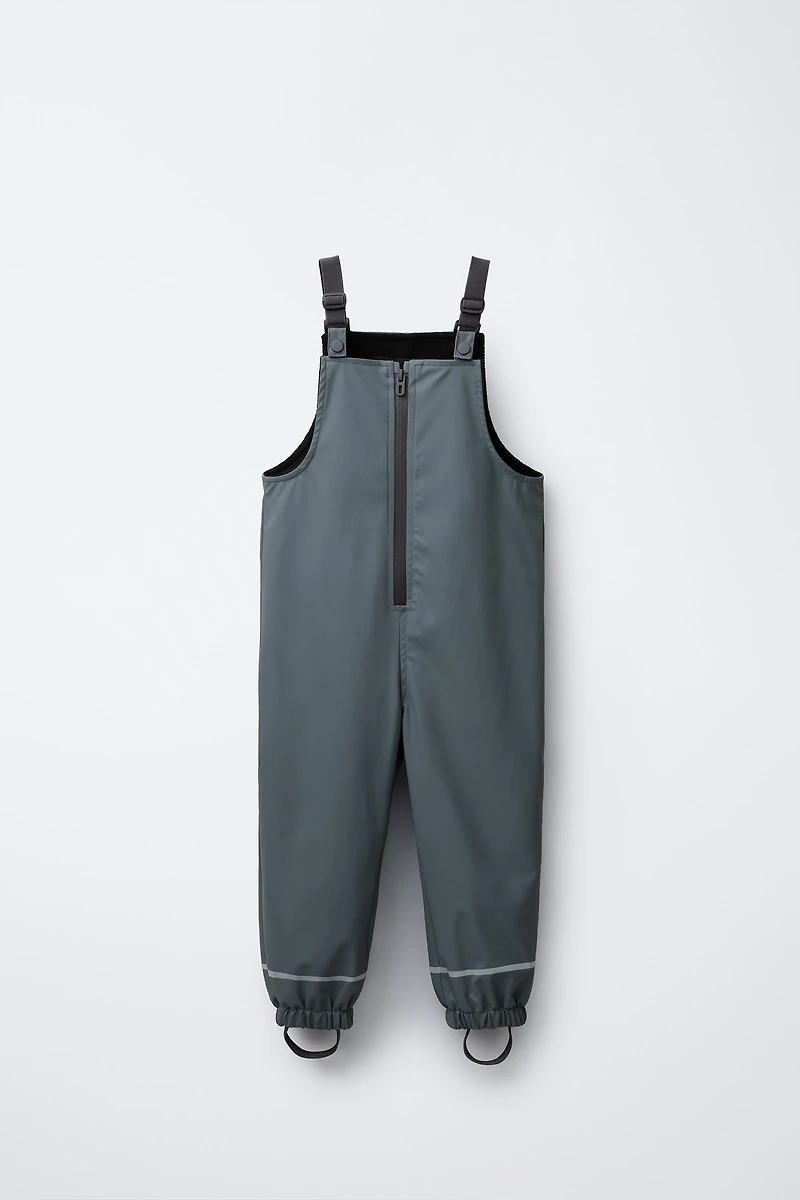 WATER-RESISTANT RUBBERIZED OVERALLS