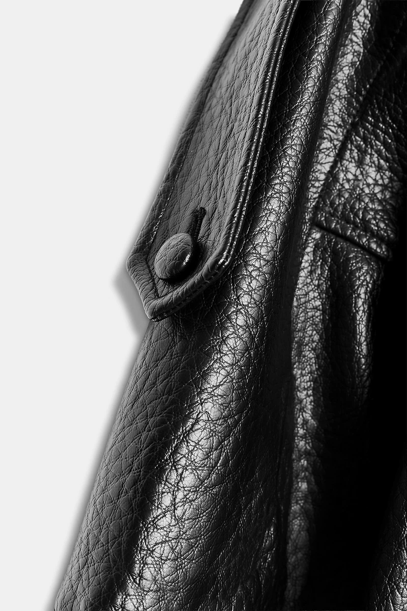 FAUX LEATHER JACKET