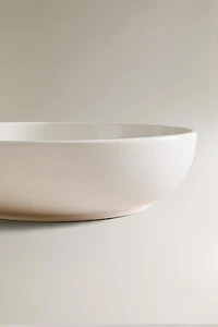 ASSIETTE CREUSE GRÈS