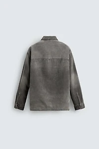 WASHED CORDUROY OVERSHIRT