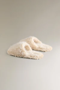 FAUX FUR MULE SLIPPERS