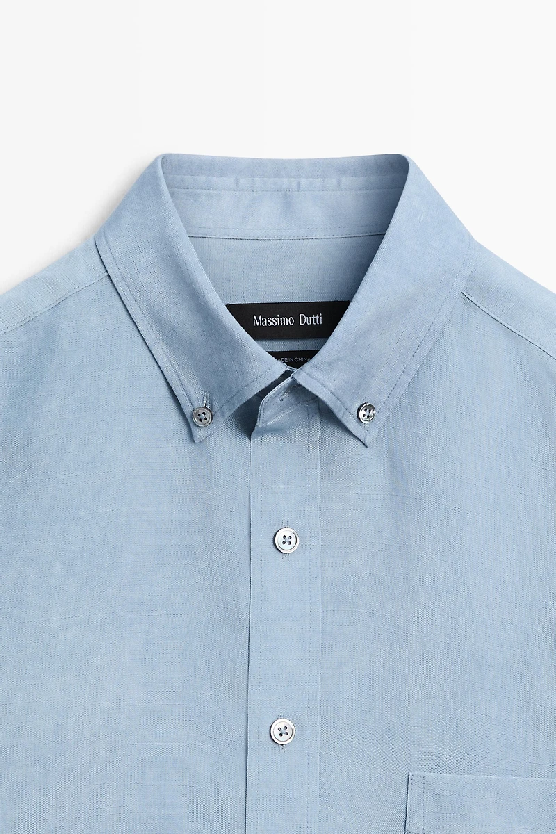 Regular fit flowing shirt