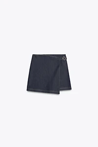JUPE-PANTALON CROISÉE BOUCLE