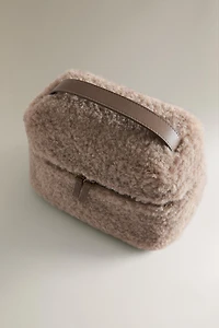 FURRY TOILETRY BAG